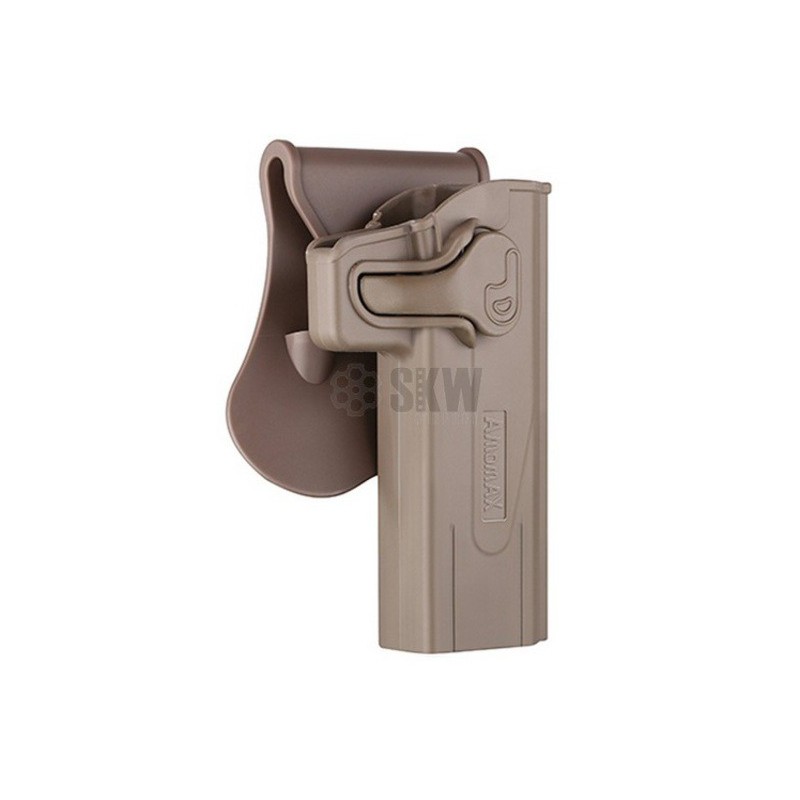 FUNDA PISTOLA AMOMAX ROT 360 HI CAPA FDE