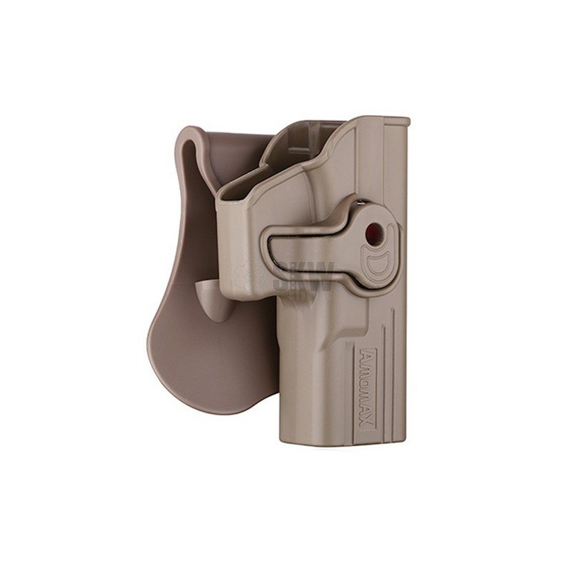 FUNDA PISTOLA AMOMAX ROT360 GLOCK FDE