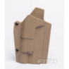 FUNDA PISTOLA + LINTERNA POLIMERO FMA G17 TAN