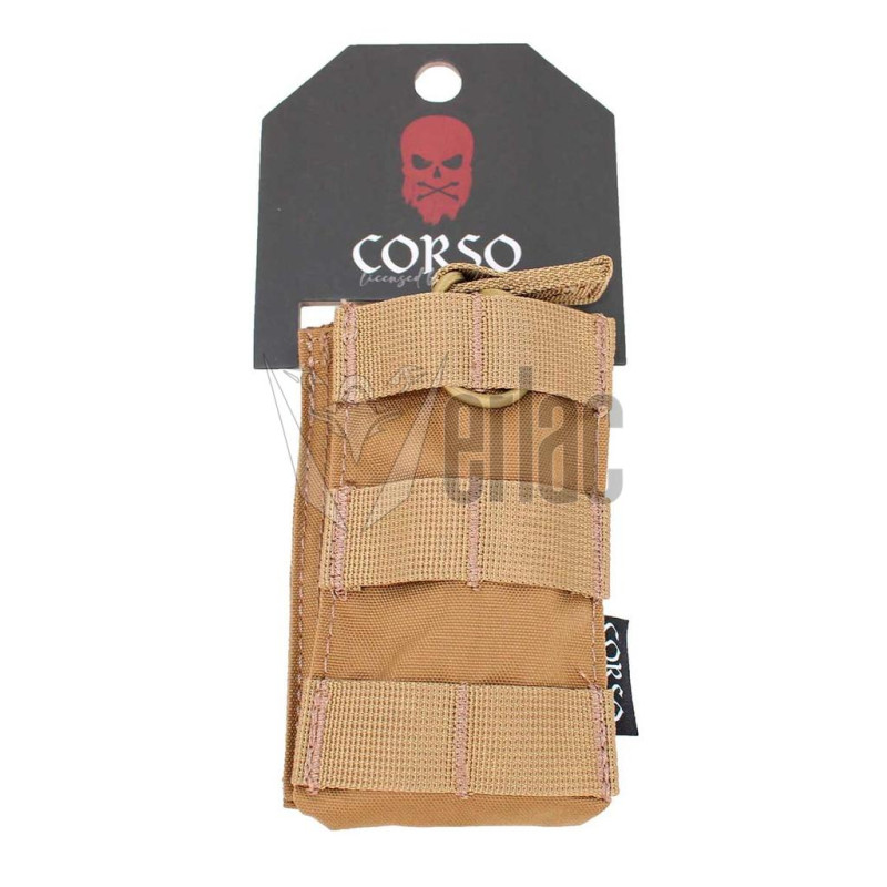 POUCH CORSO CARGADOR M4 MOLLE COYOTE SIMPLE DAGGER POUCH CORSO CARGADOR M4 MOLLE COYOTE SIMPLE DAGGER