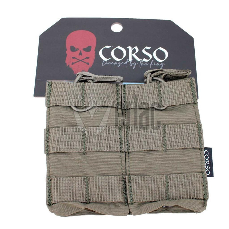 POUCH CORSO CARGADOR M4 MOLLE RANGER GREEN DOBLE DAGGER POUCH CORSO CARGADOR M4 MOLLE RANGER GREEN DOBLE DAGGER