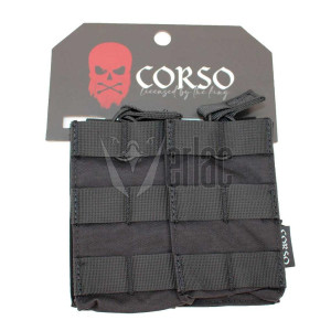 POUCH CORSO CARGADOR M4 MOLLE NEGRO DOBLE DAGGER