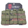 POUCH CORSO M4 TRIPLE DAGGER MOLLE PIXELADO BOSCOSO