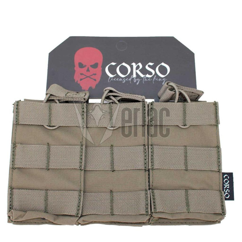POUCH CORSO M4 TRIPLE DAGGER MOLLE PIXELADO RANGER GREEN POUCH CORSO M4 TRIPLE DAGGER MOLLE PIXELADO RANGER GREEN