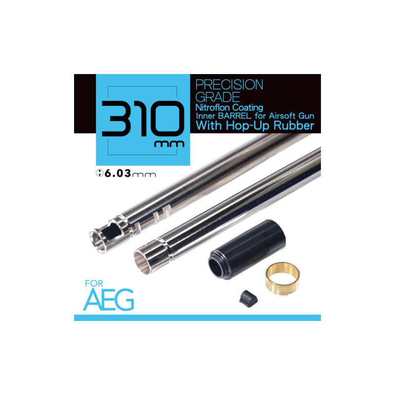 UNICORN AIRSOFT 6.03MM ULTIMATE PRECISION INNER BARREL FOR AEG - 310MM (NITROFLON COATING)