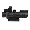 THETA OPTICS VISOR 4x32-RED DOT