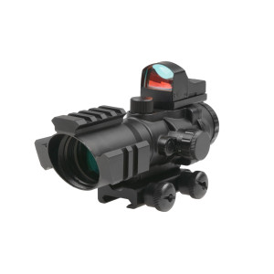 THETA OPTICS VISOR 4x32-RED DOT