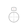THETA OPTICS VISOR 4x32-RED DOT
