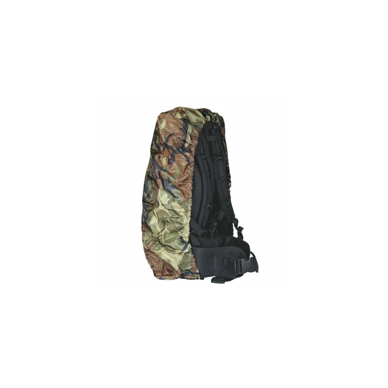 CUBRE MOCHILA IMPERMEABLE CAMO WOODLAND 75L