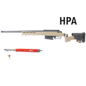 HPA ARES AMOEBA TACTICAL 'STRIKER' AST-01 SNIPER RIFLE - DARK EARTH