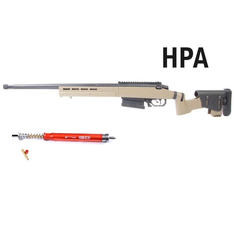 HPA ARES AMOEBA TACTICAL 'STRIKER' AST-01 SNIPER RIFLE - DARK EARTH HPA ARES AMOEBA TACTICAL 'STRIKER' AST-01 SNIPER RIFLE - DARK EARTH
