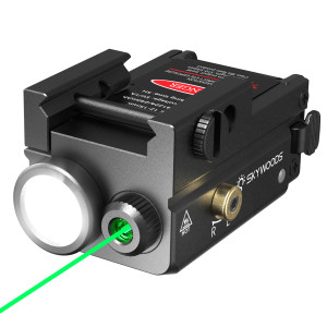 LINTERNA TACTICA + LASER VERDE L53980 SKYWOODS