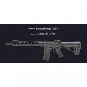 FUSIL DE ASALTO M4 Avalon Premium Samurai Edge AEG - 6 mm Negro