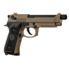Pistola airsoft KJ Works M9-A1 full metal Gas COYOTE