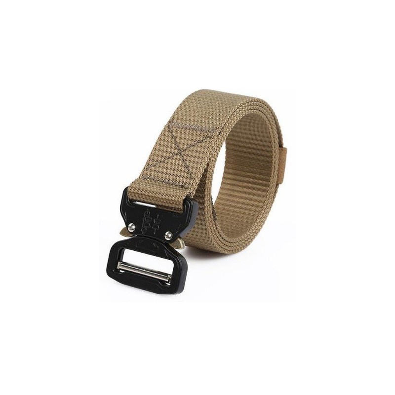 CINTURON C-BUCKLE belt 600D TAN TIPO ESCORPIO