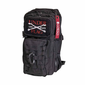 MOCHILA CORSO ROGUE MOLLE MOSQUETON 14L NEGRA