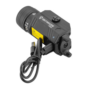 LINTERNA TACTICA + LASER VERDE PL800 SKYWOODS