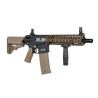 MK18 SPECNA ARMS AEG FUSIL DANIEL DEFENSE SA-C19 CORE HAL ETU ASG NEGRO-TAN