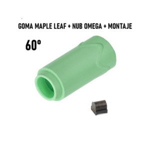 GOMA MAPLE LEAF + NUB OMEGA + MONTAJE