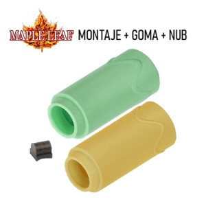 GOMA MAPLE LEAF + NUB OMEGA + MONTAJE