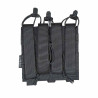 POUCH CORSO CARGADOR MP5/MP7 TRIPLE DAGGER LASER NEGRO