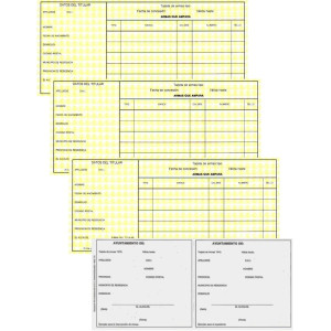 TARJETAS DE ARMA 4ª CATEGORIA