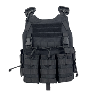 CHALECO SIXMM FCS BK NEGRO