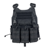 CHALECO SIXMM FCS BK NEGRO