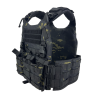 CHALECO SIXMM FCS MCBK MULTICAM BLACK