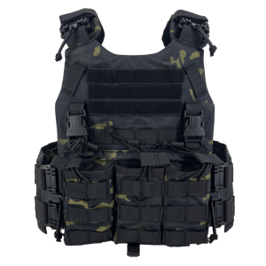 CHALECO SIXMM FCS MCBK MULTICAM BLACK