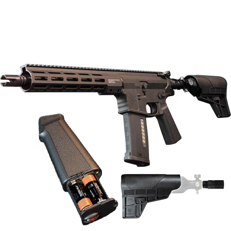 10.3" Wolverine MTW Billet INFERNO Battery Grip UNLEASHED Stock 10" Rail 10.3" Wolverine MTW Billet INFERNO Battery Grip UNLEASHED Stock 10" Rail