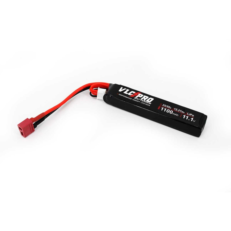 BATERIA VLC PRO LIPO 11.1V 1100MAH 25C/50C 1STICK T-DEAN NEGRA BATERIA VLC PRO LIPO 11.1V 1100MAH 25C/50C 1STICK T-DEAN NEGRA