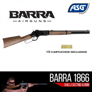 WINCHESTER 1866 ASG/ Barra Black Co2 - 4,5 Balines copa