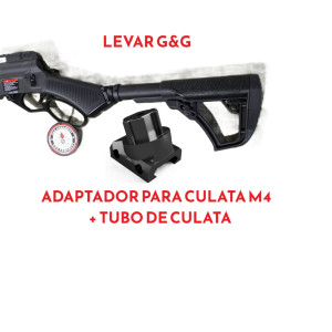 LEVAR g&g ADAPTADOR PARA CULATA M4 + TUBO