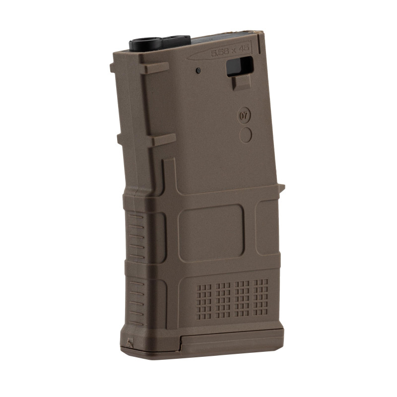 Cargador AEG Low-cap M4 corto Tan 20/70 bolas