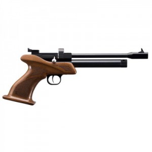 PISTOLA Zasdar CP1 Co2 multi-tiro empuñadura madera picada cal. 5,5 mm Balines