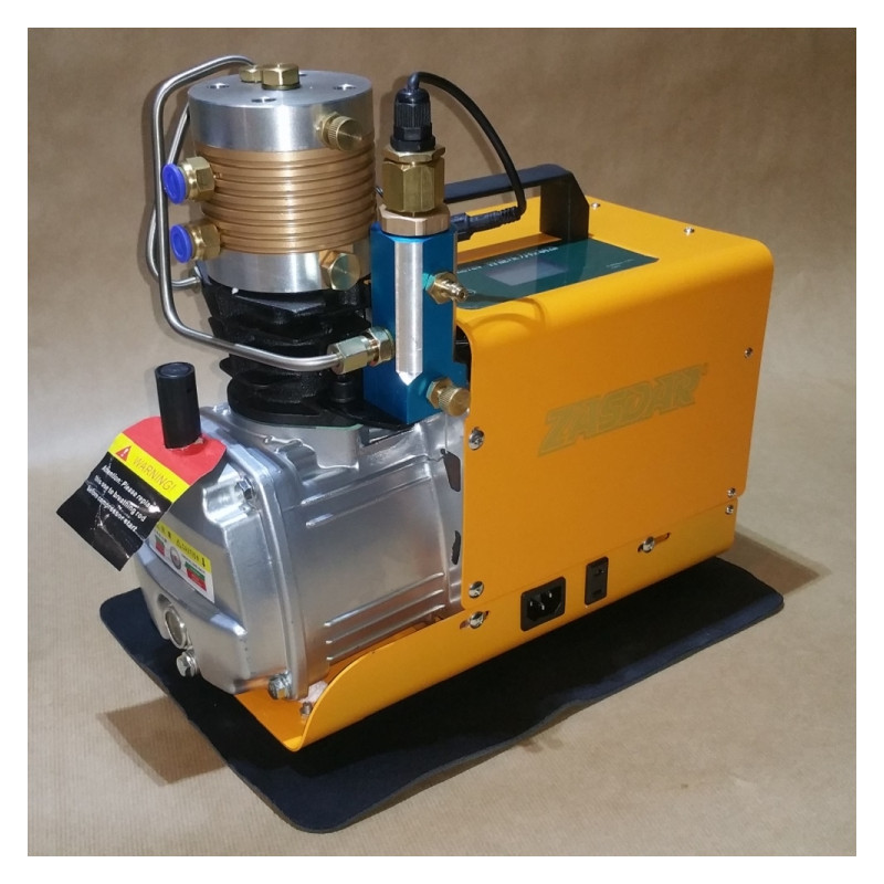 Compresor Digital con parada Automática 110/220v para PCP 300 Bar. (4500PSI/30MPH) ZASDAR Compresor Digital con parada Automática 110/220v para PCP 300 Bar. (4500PSI/30MPH) ZASDAR
