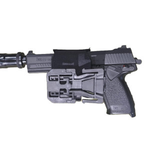 PISTOLERA EXTRACCION RAPIDA UNIVERSAL MK23 SOCOM FMA NEGRA