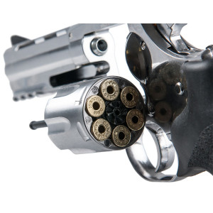 REVOLVER airsoft 6mm DAN WESSON 715 4" CO2 PLATA ASG