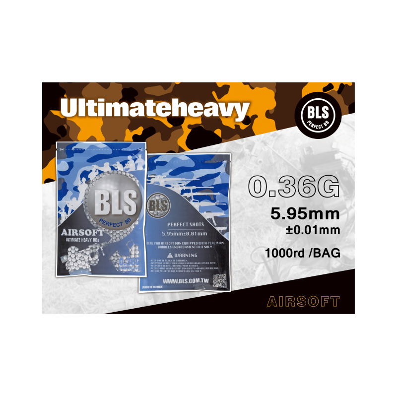 BOLAS biodegradables BLS 0,36g – 1000 bolas BOLAS biodegradables BLS 0,36g – 1000 bolas