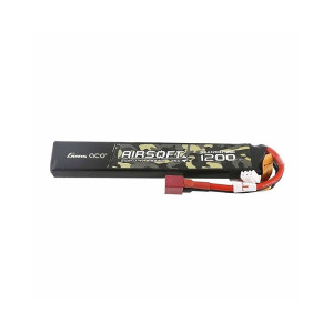 Batería Gens ace 1200mAh 25C 7.4V STICK T-plug...