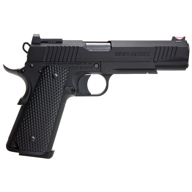 Pistola GBB RWA Nighthawk Custom War Hawk Green Gas Rail Version Pistola GBB RWA Nighthawk Custom War Hawk Green Gas Rail Version