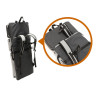 FUNDA para armas Satellite Container LAYLAX (Dimensiones: Alto 800 mm x Ancho 400 mm x Profundidad 100 mm) - Negro/Gris