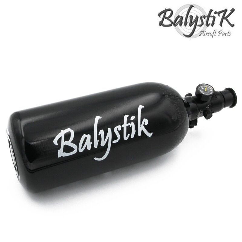 BALYSTIK BOTELLA HPA 0.8L 3000PSI CON REGULADOR DE CARGA BALYSTIK BOTELLA HPA 0.8L 3000PSI CON REGULADOR DE CARGA