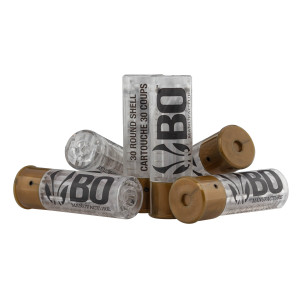 PACK 6 CARTUCHOS TRANSPARENTES ESCOPETA BO