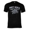 CAMISETA NAVY SEALS IMMORTAL WARRIOR M/CORTA NEGRA