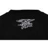 CAMISETA NAVY SEALS IMMORTAL WARRIOR M/CORTA NEGRA