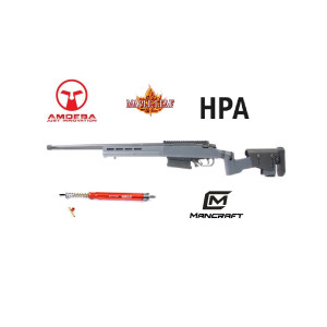 HPA ARES AMOEBA TACTICAL 'STRIKER' AST-01 SNIPER RIFLE - URBAN GREY