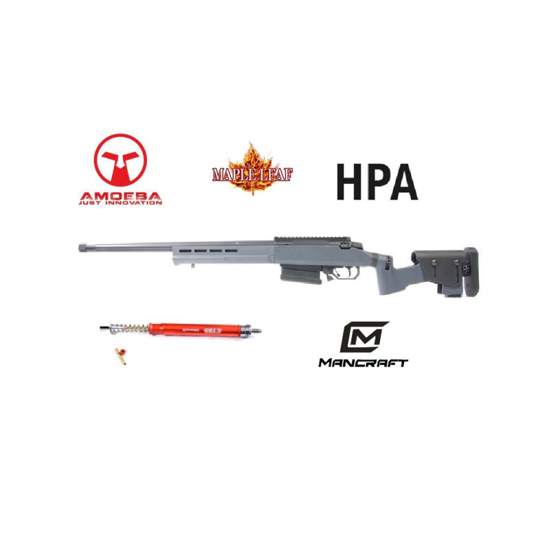 HPA ARES AMOEBA TACTICAL 'STRIKER' AST-01 SNIPER RIFLE - URBAN GREY