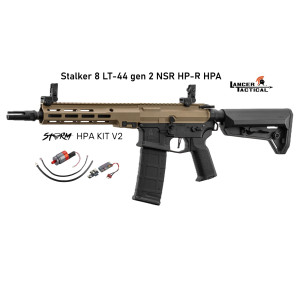 HPA FUSIL M4 Stalker 8 LT-44 gen 2 NSR HP-R NEGRO TAN